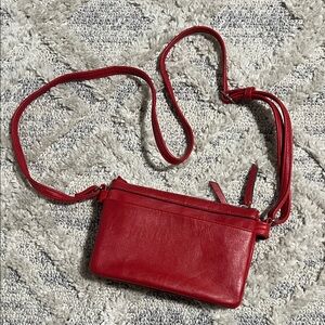 INC International Concepts Red Crossbody Bag